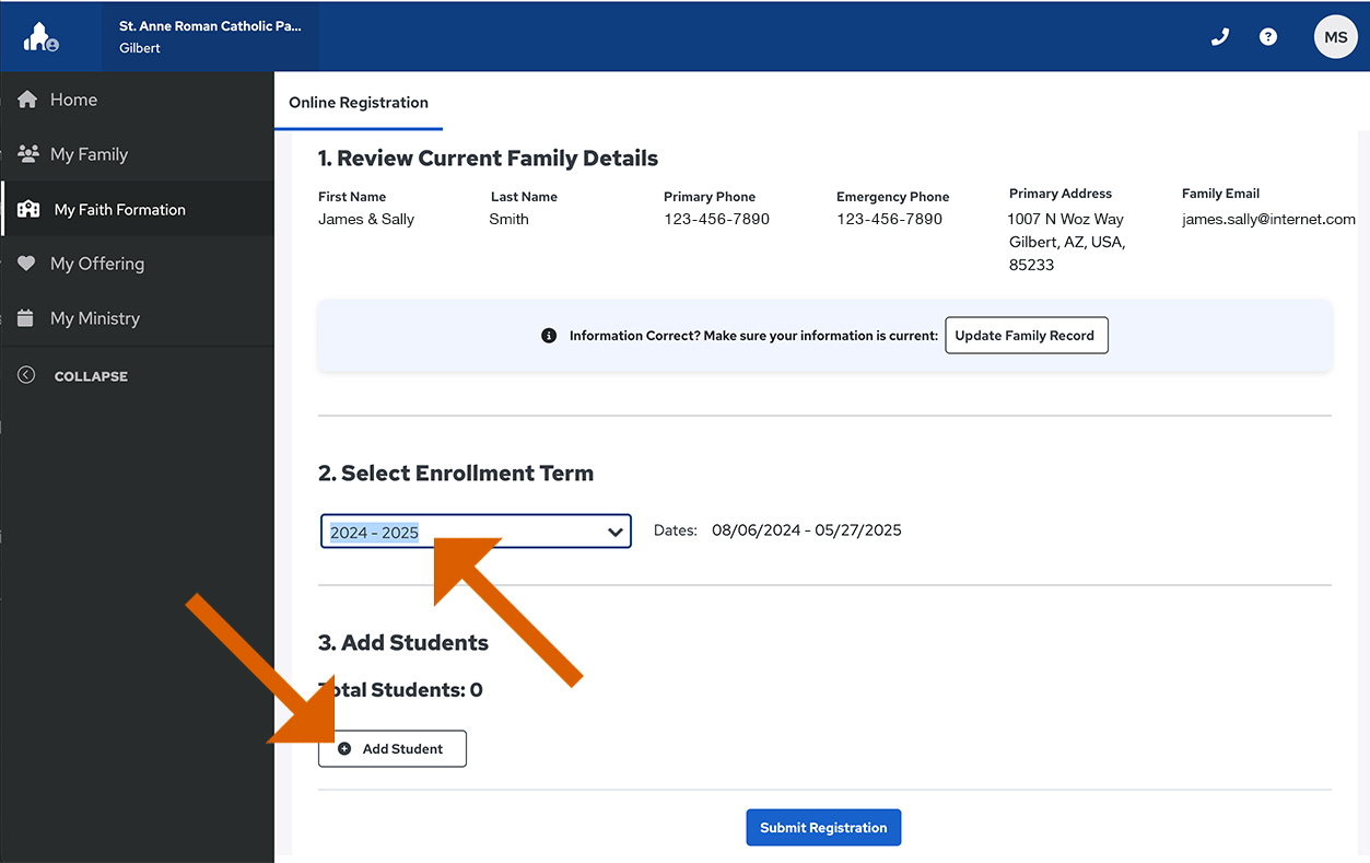 Add student Save student